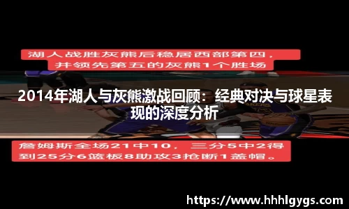 2014年湖人与灰熊激战回顾：经典对决与球星表现的深度分析