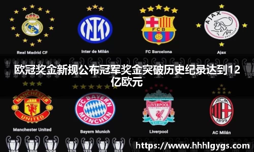 欧冠奖金新规公布冠军奖金突破历史纪录达到12亿欧元